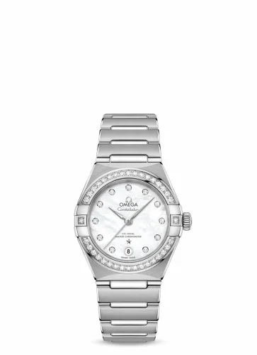Omega Constellation Manhattan 29 Co-Axial Master Chronometer Stainless Steel / MOP / Diamond 131.15.29.20.55.001 (13115292055001)